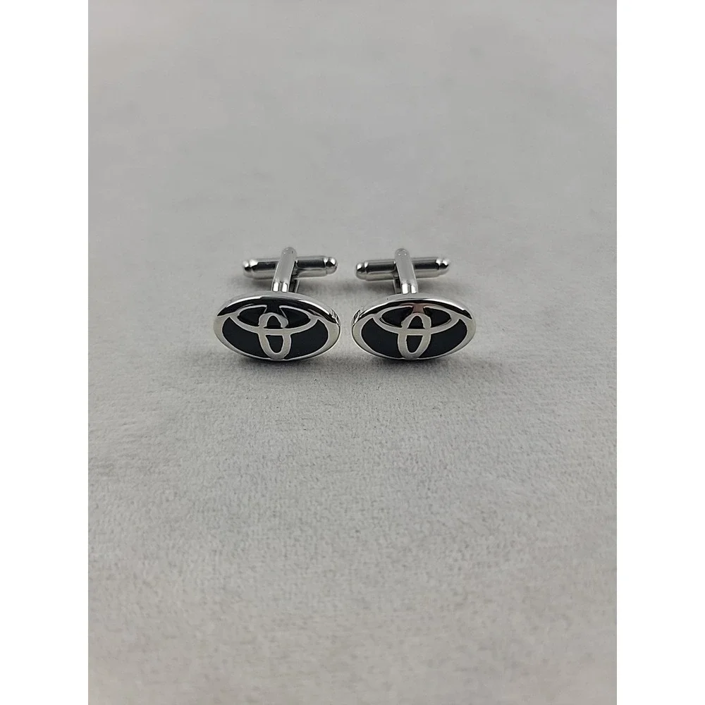 New Toyota‎ Silver Tone Cufflinks